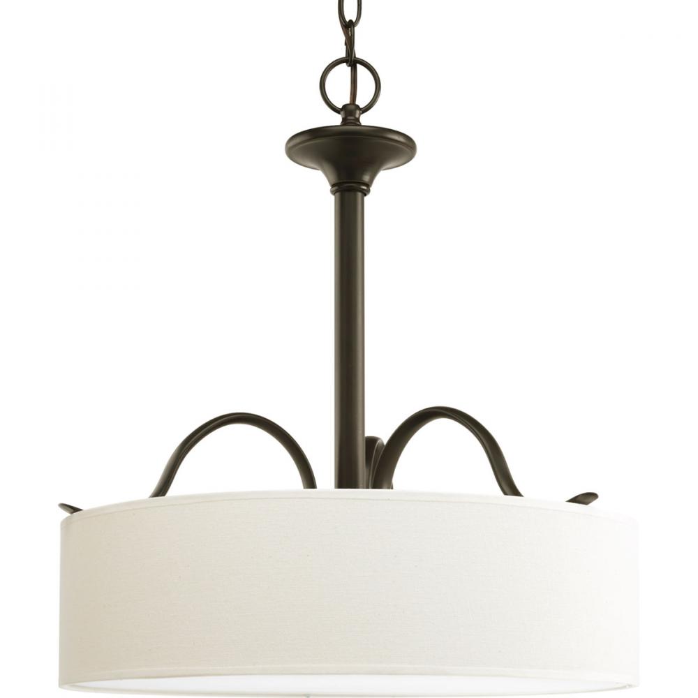3-100W MED INVERTED PENDANT