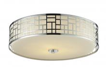 Z-Lite 328F20-CH - 3 Light Flush Mount