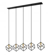 Z-Lite 478-5L-BRZ-OBR - 5 Light Linear Chandelier