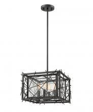 Z-Lite 8000-14BRZ - 4 Light Pendant