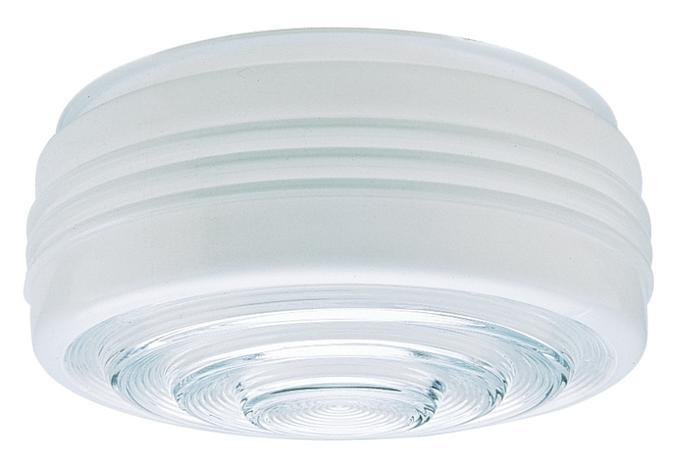 White and Clear Drum Shade, 6-Pack