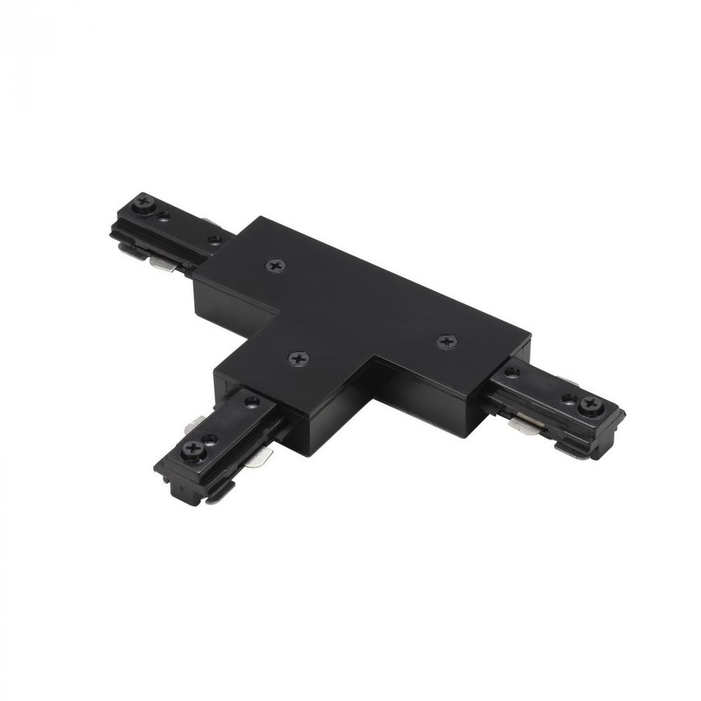 0.8" Height T Connector with Left Polarity in Black