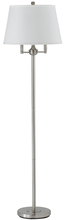 CAL Lighting BO-2077-6WY-BS - 62" Height Metal Floor Lamp in Brushed Steel