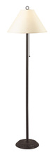 CAL Lighting BO-904FL-OW - 57" Height Metal Floor Lamp in Black Rust Finish