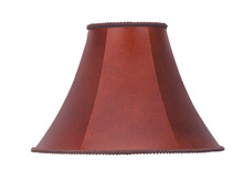 CAL Lighting SH-7151 - 11" Height Bell Leatherette Shade