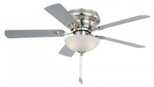 Vaxcel International F0023 - Expo 42-in Flush mount Ceiling Fan Satin Nickel