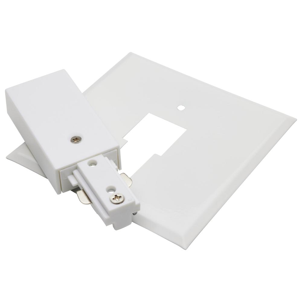 Canopy Power Feed; Reverse Polarity; White finish